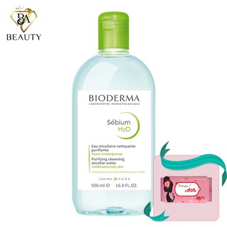Cam kết 110% chính hãng, nói không với Fake xách tay, tẩy trang công nghệ Micellar Bioderma Sebium H2O 500ml - 5851