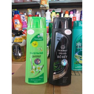 Dầu gội hoa bưởi và bồ kết Thorakao 400ml (mới) cam kết 100% chính hãng