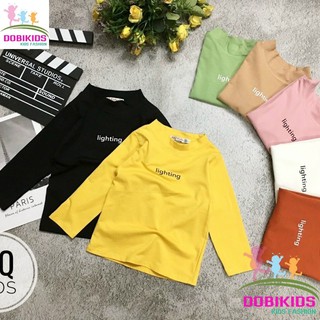 Áo dài tay bé gái cotton đẹp chuẩn shop loại 1 cho bé 9-22kg