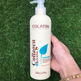 Dầu xả dưỡng tơ tằm siêu mềm mượt Colatin Natural Care Conditioner 500ml