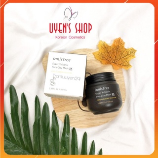 Mặt nạ đất sét Innisfree Super Volcanic Pore Clay Mask 2x 100ml