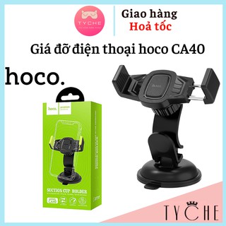 Giá đỡ điện thoại trên ô tô hoco CA40 - kẹp điện thoại trên ô tô hoco CA40