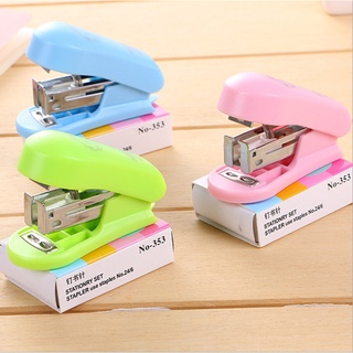 Dụng cụ bấm ghim cỡ nhỏ (Tặng kèm hộp ghim) màu pastel cực xinh BAG U BAMGHIM28