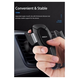 Giá đỡ Rock kẹp điện thoại cửa gió oto xe hơi Gravity air Vent car mount Pro chính hãng- Sản phẩm mới