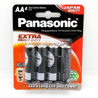 Vỉ 4 Pin AA Panasonic 1,5V R6NT/4B - Hàng chính hãng