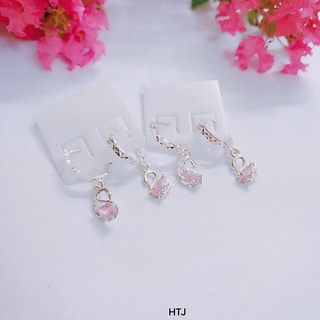 Bông tai treo hình thiên nga cho bé gái cực xinh- chuẩn bạc ta