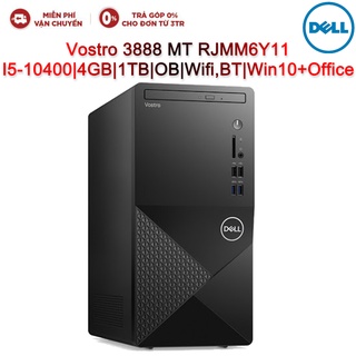 Máy tính để bàn PC DELL Vostro 3888 MT RJMM6Y11 I5-10400| 4GB| 1TB| OB| Wifi,BT| Win10+Office