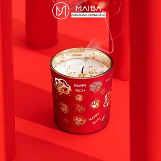 Nến Thơm Tài Lộc MAIBA Tết 2022 may mắn decor trang trí nhà cửa, quà tặng ý nghĩa