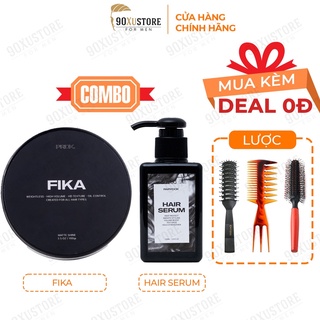 Sáp vuốt tóc nam FIKA , xịt dưỡng tóc Hair Serum  , giữ nếp tóc , tạo kiểu tóc , chăm sóc tóc