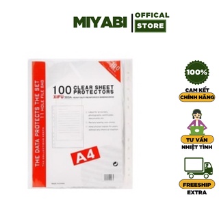 1000 túi đựng tài liệu sơ mi đục lỗ XiFu 303A A4 dùng cho văn phòng