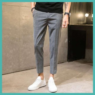 Quần tây âu nam kẻ caro Mantinovn chất vải cotton cao cấp , chuẩn thiết kế hàn quốc, cực tôn dáng, lịch sự, trẻ trung