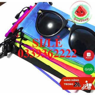 [ HAIANHSHOP ] Túi dây rút đựng kính/ điện thoại/ mỹ phẩm đa năng 9*18cm Duashop >