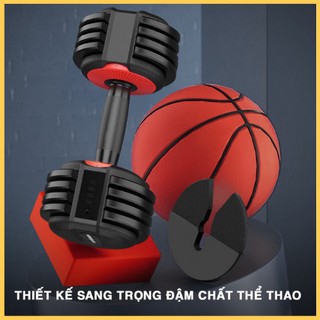 Tạ tay đa năng JOBUR MOV-IT cao cấp, điều chỉnh khóa số từ 3-25kg