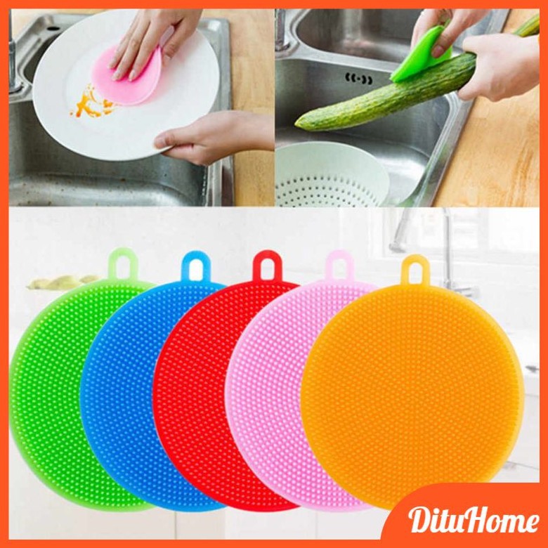 10 Miếng Rửa Bát Silicon