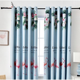 Rèm vải dày chim hạc xanh nhiều kich thước ( đọc kỹ thông tin sản phẩm )