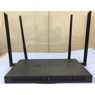 Router G-Dock 2.0 router chuyên dụng Cpu IPQ4019 4 nhân Lan Gigabit load balancing XWAN Mu MiMo cực mạnh full box 100%