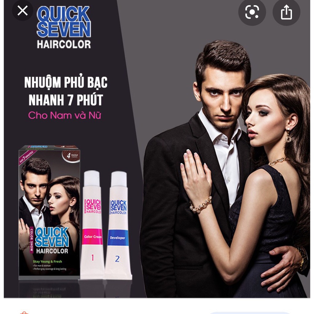Thuốc nhuộm tóc Quick Seven