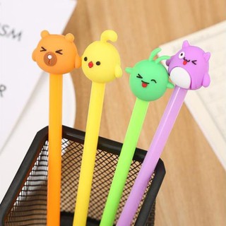 Bút Gel Nước Mực Đen Cartoon gà Nhiều Màu H25