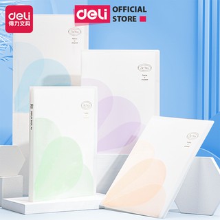 [Mã LIFEDL44 giảm 50K đơn 99K] File lá học sinh A4 Deli - 40 lá - Cam/Tím/Xanh dương/Xanh lá - 1 chiếc - 72685
