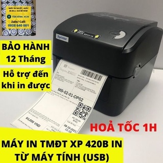 Máy In Xprinter 420B - Máy in Đơn Hàng TMĐT Khổ 100x150mm- Mới - BH 12 Tháng