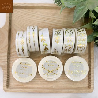 (Video) Cuộn Washi Tape Ánh Kim 15mm x 5m cao cấp