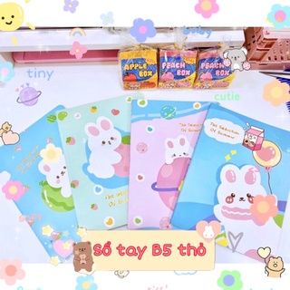 Sổ Tay B5 Kiểu Bé Thỏ Dễ Thương
