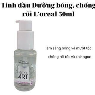 Tinh dầu Dưỡng chất sáng bóng, chống rối TECNI.ART LISS CONTROL + L'oreal 50ml