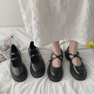 Giày Lolita ulzzang 2 quai xinh xắn