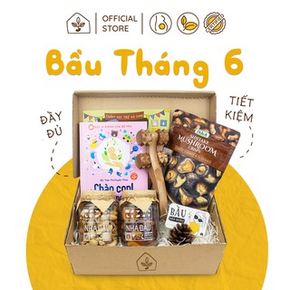 Hộp Quà Đậu Box Ăn Vặt Dinh Dưỡng Cho Mẹ Bầu Mang Thai Tháng 6 | Nhà Đậu 182