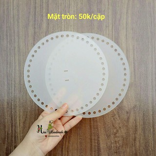 Mặt túi trong suốt tròn size 18cm