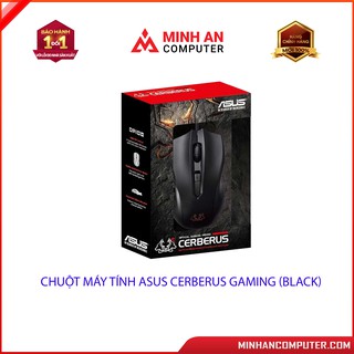 Chuột chơi game Asus Cerberus (USB/Đen) - Hàng Chính Hãng