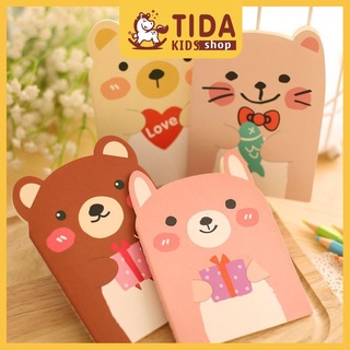 Sổ Ghi Chép Tai Thú Cute ⚡️ HOT TREND ⚡️ Nhiều Mẫu Xinh Xắn, Dễ Thương, Văn Phòng Phẩm TiDa Kids Shop