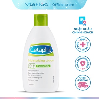 Sữa dưỡng ẩm toàn thân và da mặt Cetaphil Moisturising Lotion 200ml