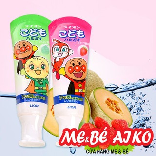 Kem đánh răng trẻ em Lion nội địa Nhật 40gr