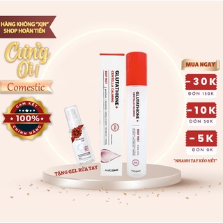 Xịt giảm mụn lưng dưỡng trắng cơ thể Angel's Liquid Glutathione Plus Centella Calming Body Mist 150ml
