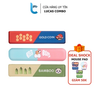 Kê Tay Bàn Phím Silicon Hình Corgi, Mario, Bamboo Chống Mỏi Cổ Tay