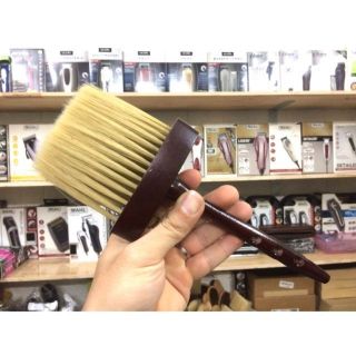 Chổi phủi tóc Barber cán gỗ, cây phủi tóc lông mềm cao cấp loại 1