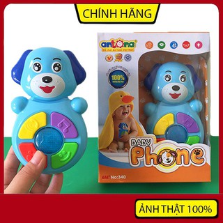 Baby Phone Antona - Đồ Chơi Điện Thoại Phát Nhạc Đèn Vui Nhộn An Toàn Cho Bé