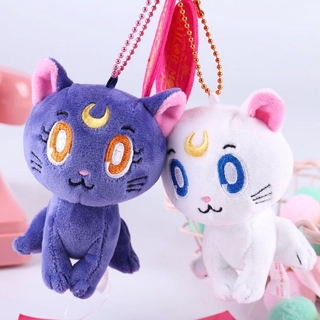 SAILOR MOON LUNA Móc Khóa Thủy Thủ Mặt Trăng Nhồi Bông Đáng Yêu 2021