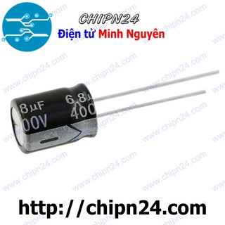 [10 CON] Tụ hóa 6.8uF 400V (10x13mm)