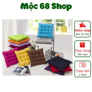 Nệm Ngồi Bệt, Đệm Ghế Văn Phòng, Ghế Café Trang Trí Vuông - Padded Seat Cushion, Chair Cushion