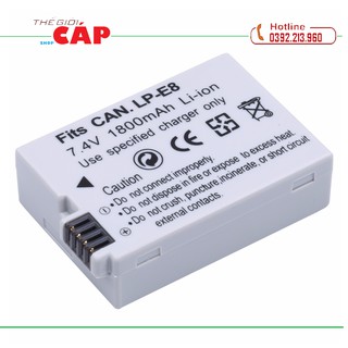 Pin Dành Cho Máy Ảnh Canon LP-E8 1800mAh Cao Cấp