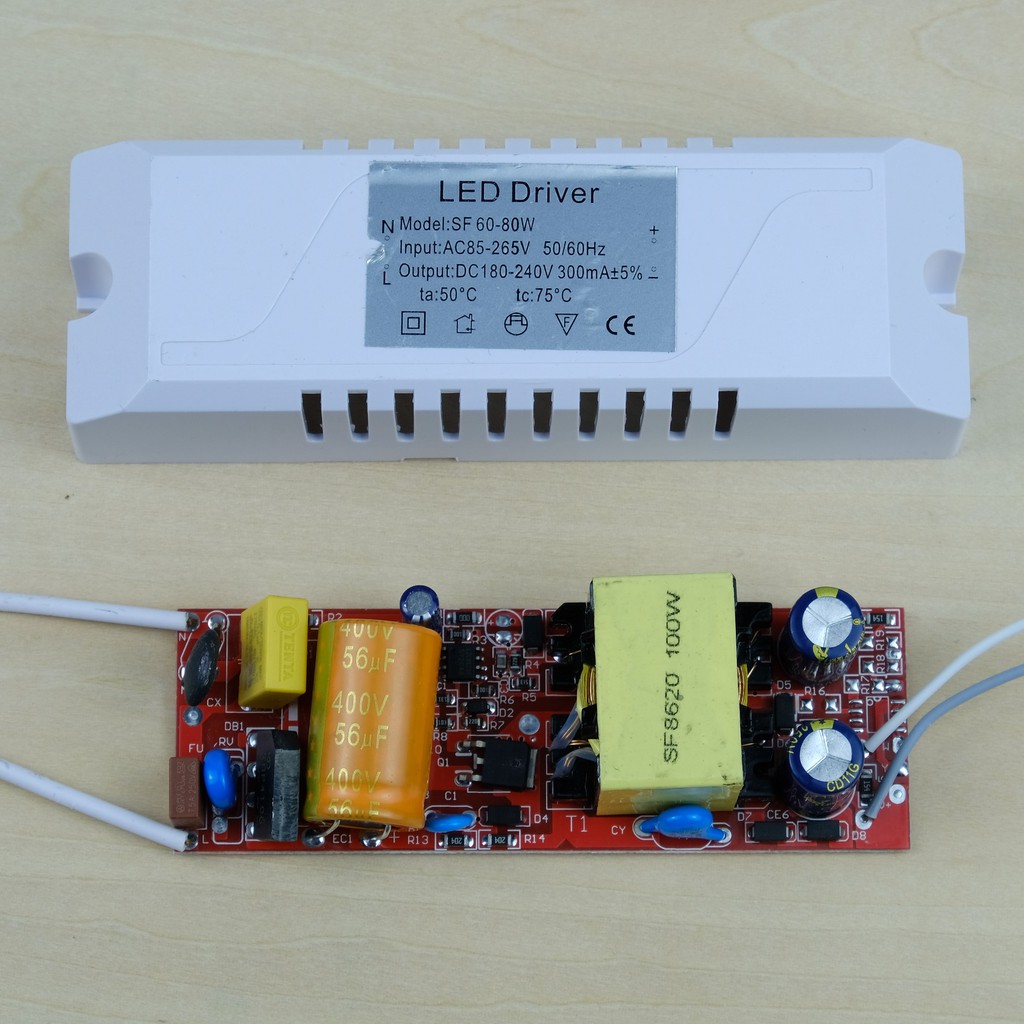 Chấn lưu đèn led (led driver 50-80w)