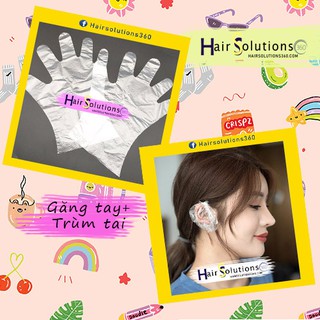 Combo Găng tay+ bao trùm tai tự nhuộm tóc tại nhà - Hairsoluitons360