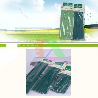 Dây buộc đồ đa năng Twist Tie GX-810 200 sợi dây 10 cm, Dây nhựa, lõi kẽm buộc Lan Dây leo
