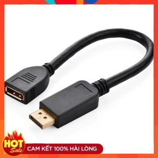 [Chính Hãng] Cáp Displayport nối dài 1 đầu đực sang 1 đầu cái dài 25cm UGREEN 20407 -  bảo hành Chính Hãng