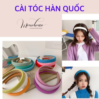 Băng Đô Vải Màu Trơn Phong Cách Hàn Quốc Cho Nữ