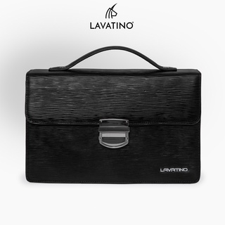 Ví Nam Cầm Tay ROWAN Clutch Da Bò Thật Cao Cấp Thiết Kế Quai Xách Chính Hãng LAVATINO - CLB20