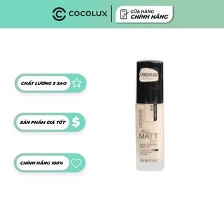 Kem nền Catrice All Matt Plus 18h Cocolux