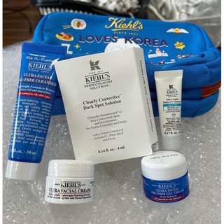 [TÁCH SET] Kiehl's 5 món mini kèm túi phiên bản Travel LOVES KOREA